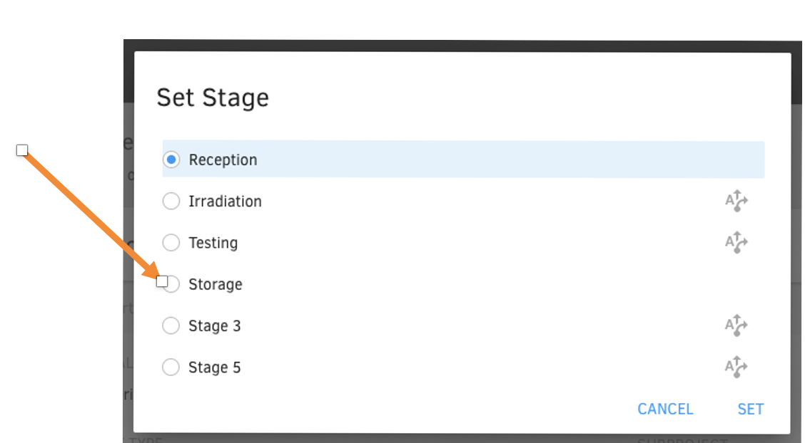 Reception Stage